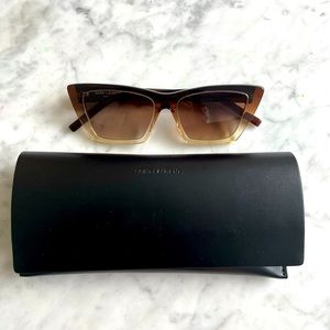 Brand new Saint Laurent square sunglasses